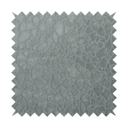 Hammersmith Velvet Pattern Silver Upholstery Fabric CTR-2296 - Roman Blinds