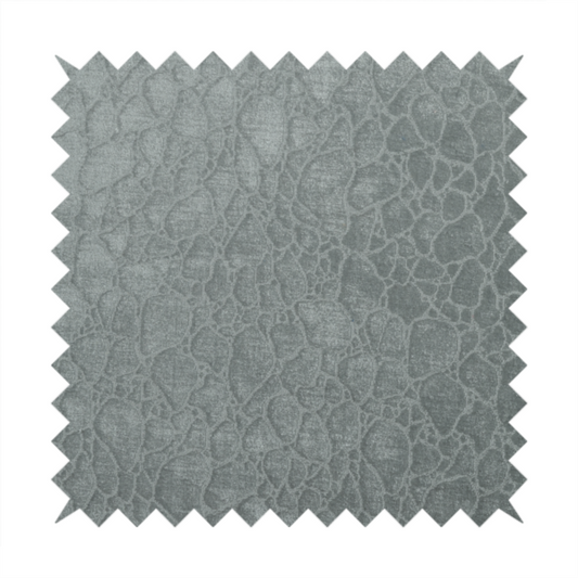 Hammersmith Velvet Pattern Silver Upholstery Fabric CTR-2296