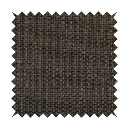 Byron Thick Durable Weave Brown Black Colour Furnishing Fabrics CTR-23 - Roman Blinds