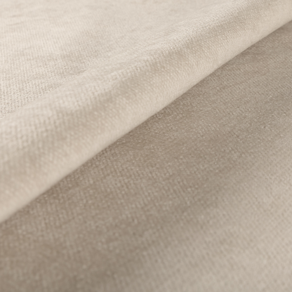 Tessuto Soft Chenille Plain Water Repellent White Upholstery Fabric CTR-2302 - Roman Blinds