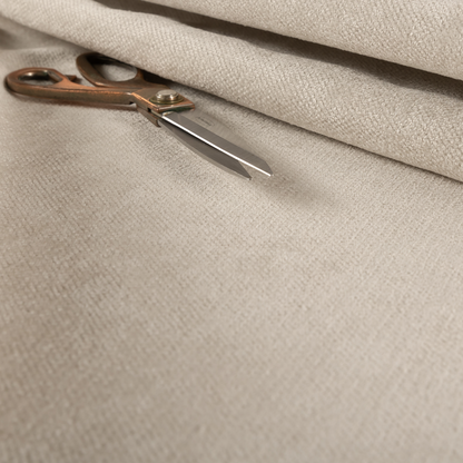 Tessuto Soft Chenille Plain Water Repellent White Upholstery Fabric CTR-2302 - Handmade Cushions
