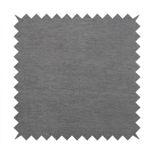 Tessuto Soft Chenille Plain Water Repellent Grey Upholstery Fabric CTR-2304