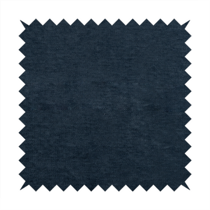 Tessuto Soft Chenille Plain Water Repellent Navy Blue Upholstery Fabric CTR-2306