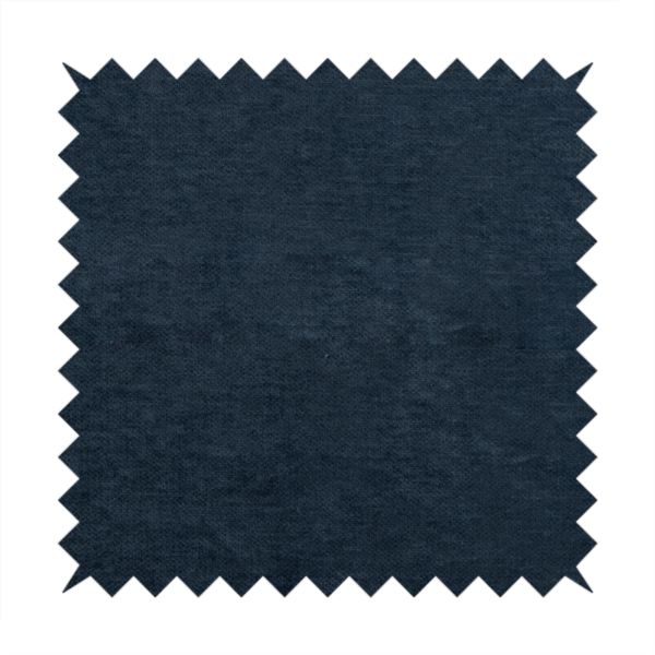 Tessuto Soft Chenille Plain Water Repellent Navy Blue Upholstery Fabric CTR-2306 - Handmade Cushions