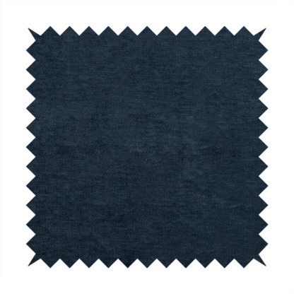 Tessuto Soft Chenille Plain Water Repellent Navy Blue Upholstery Fabric CTR-2306 - Made To Measure Curtains