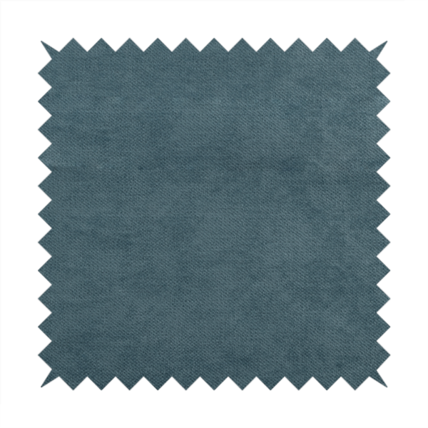 Tessuto Soft Chenille Plain Water Repellent Blue Upholstery Fabric CTR-2307