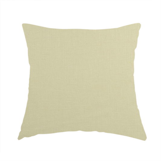 Vienna Semi Plain Chenille Cream Upholstery Fabric CTR-2326 - Handmade Cushions