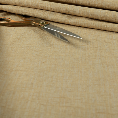 Vienna Semi Plain Chenille Beige Upholstery Fabric CTR-2327 - Roman Blinds