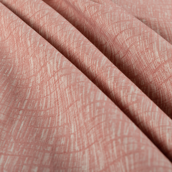 Vienna Semi Plain Chenille Pink Upholstery Fabric CTR-2329