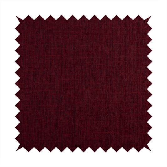 Vienna Semi Plain Chenille Red Upholstery Fabric CTR-2330