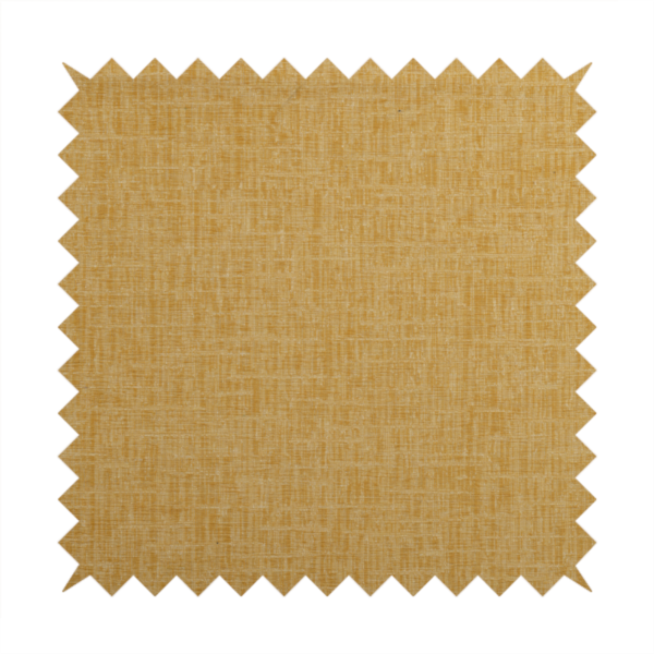 Vienna Semi Plain Chenille Yellow Upholstery Fabric CTR-2332 - Made To Measure Curtains