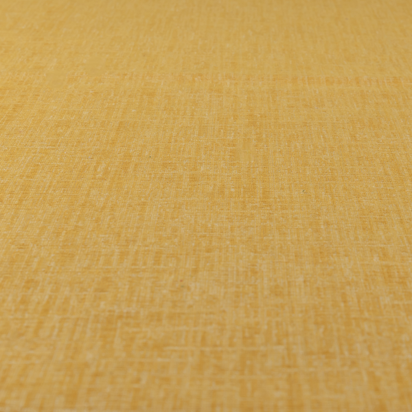 Vienna Semi Plain Chenille Yellow Upholstery Fabric CTR-2332