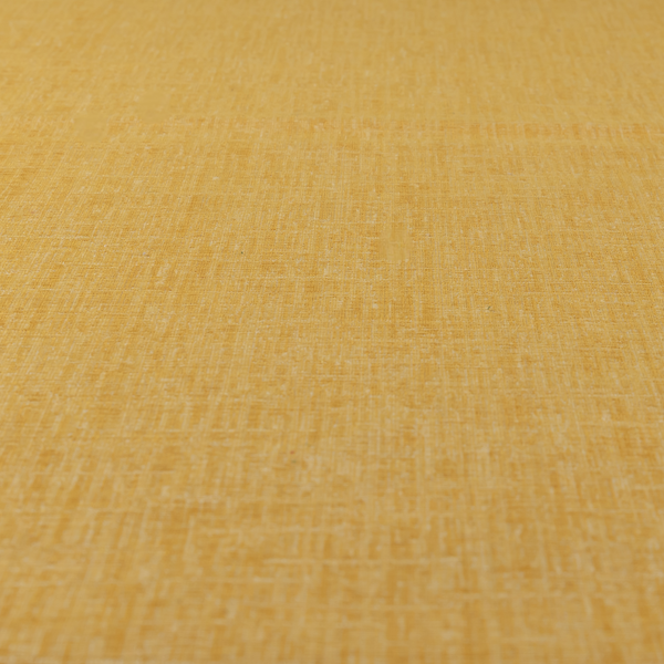 Vienna Semi Plain Chenille Yellow Upholstery Fabric CTR-2332 - Handmade Cushions