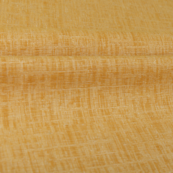 Vienna Semi Plain Chenille Yellow Upholstery Fabric CTR-2332