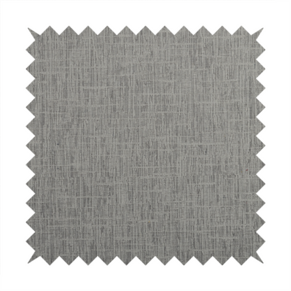 Vienna Semi Plain Chenille Silver Upholstery Fabric CTR-2336