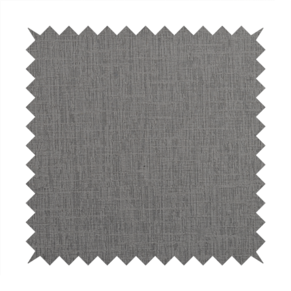 Vienna Semi Plain Chenille Stone Silver Upholstery Fabric CTR-2337