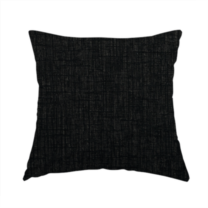 Vienna Semi Plain Chenille Dark Grey Upholstery Fabric CTR-2339 - Handmade Cushions
