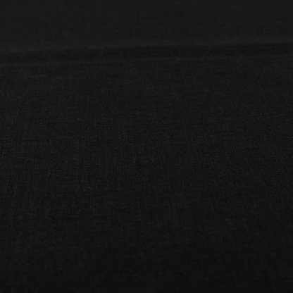 Vienna Semi Plain Chenille Black Upholstery Fabric CTR-2340 - Made To Measure Curtains