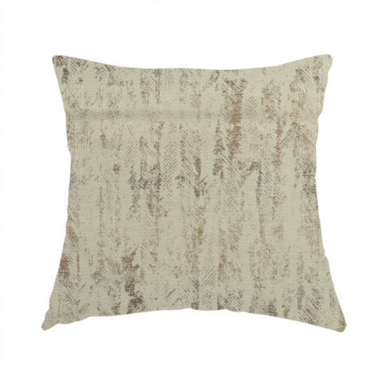 Budapest Herringbone Pattern Brown Colour Upholstery Fabric CTR-2342 - Handmade Cushions