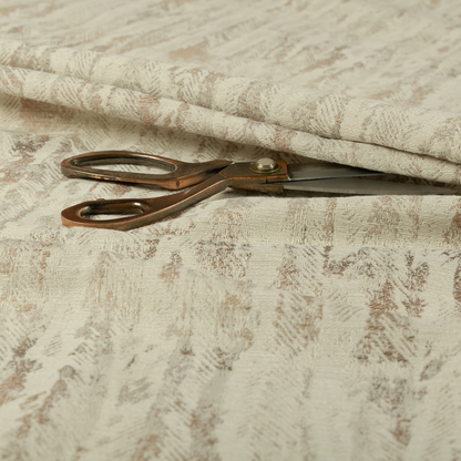 Budapest Herringbone Pattern Brown Colour Upholstery Fabric CTR-2342 - Made To Measure Curtains