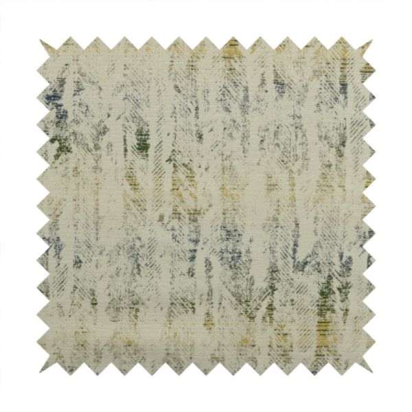 Budapest Herringbone Pattern Green Colour Upholstery Fabric CTR-2346 - Made To Measure Curtains