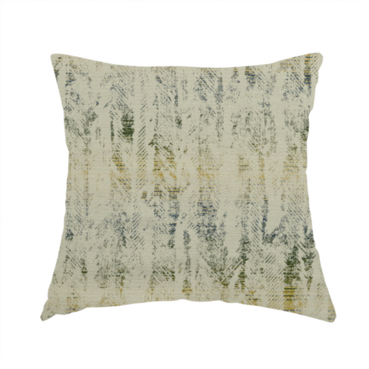 Budapest Herringbone Pattern Green Colour Upholstery Fabric CTR-2346 - Handmade Cushions