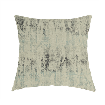 Budapest Herringbone Pattern Blue Colour Upholstery Fabric CTR-2348 - Handmade Cushions