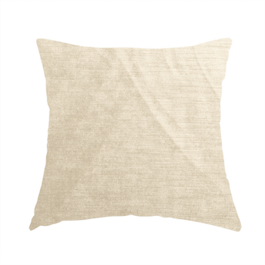 Liberty Textured Plain Shimmer Velvet White Upholstery Fabric CTR-2363 - Handmade Cushions