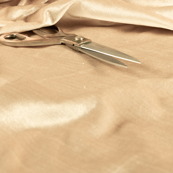 Liberty Textured Plain Shimmer Velvet Beige Upholstery Fabric CTR-2364 - Made To Measure Curtains