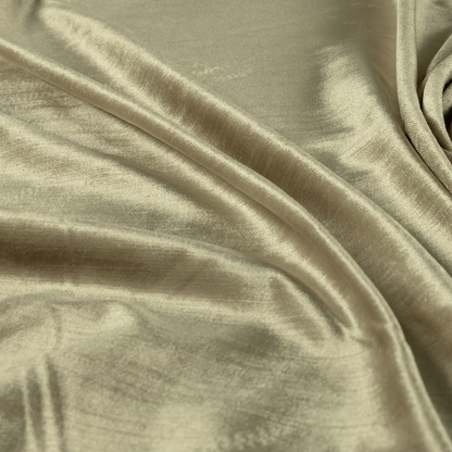 Liberty Textured Plain Shimmer Velvet Beige Upholstery Fabric CTR-2365