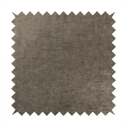 Liberty Textured Plain Shimmer Velvet Brown Upholstery Fabric CTR-2368 - Roman Blinds