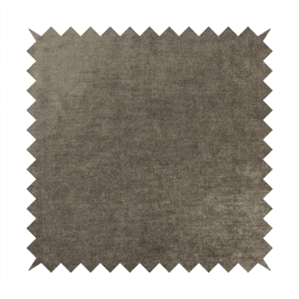Liberty Textured Plain Shimmer Velvet Brown Upholstery Fabric CTR-2368 ...
