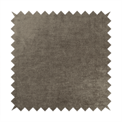 Liberty Textured Plain Shimmer Velvet Brown Upholstery Fabric CTR-2368 - Made To Measure Curtains