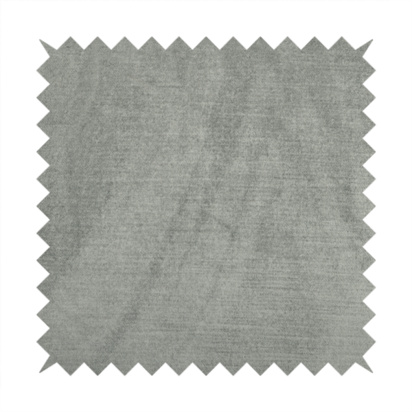 Liberty Textured Plain Shimmer Velvet Silver Upholstery Fabric CTR-2369