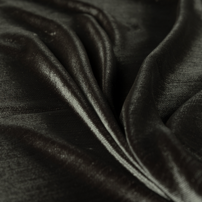 Liberty Textured Plain Shimmer Velvet Grey Upholstery Fabric CTR-2370 - Roman Blinds