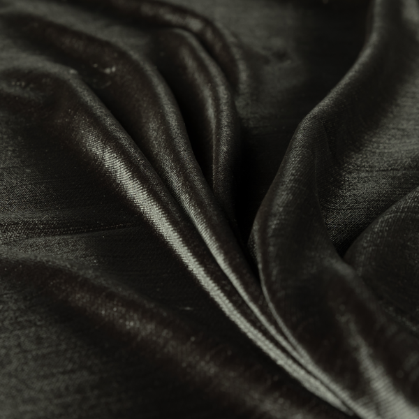 Liberty Textured Plain Shimmer Velvet Grey Upholstery Fabric CTR-2370