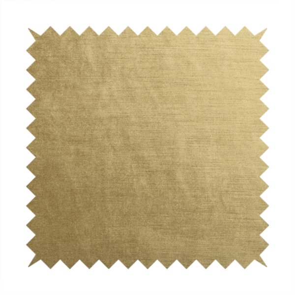 Liberty Textured Plain Shimmer Velvet Gold Upholstery Fabric CTR-2372