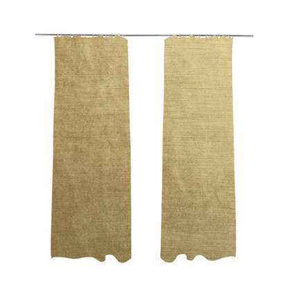 Liberty Textured Plain Shimmer Velvet Gold Upholstery Fabric CTR-2372 - Made To Measure Curtains