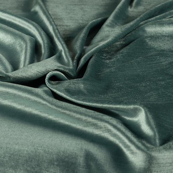 Liberty Textured Plain Shimmer Velvet Blue Upholstery Fabric CTR-2374 - Made To Measure Curtains