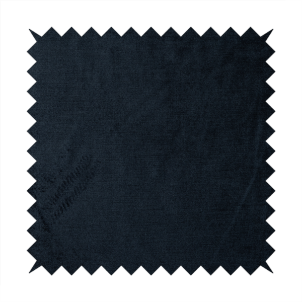 Liberty Textured Plain Shimmer Velvet Denim Blue Upholstery Fabric CTR-2375 - Roman Blinds