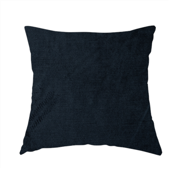 Liberty Textured Plain Shimmer Velvet Denim Blue Upholstery Fabric CTR-2375 - Handmade Cushions