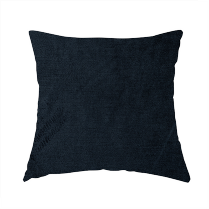 Liberty Textured Plain Shimmer Velvet Denim Blue Upholstery Fabric CTR-2375 - Handmade Cushions