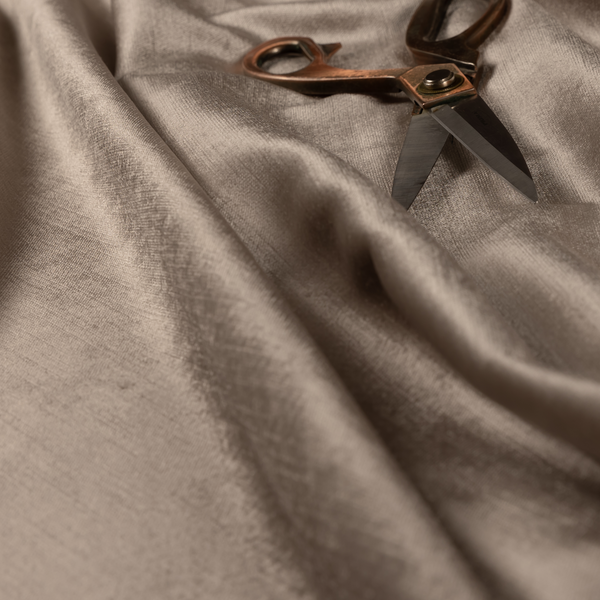 Liberty Textured Plain Shimmer Velvet Flint Silver Upholstery Fabric CTR-2378 - Roman Blinds