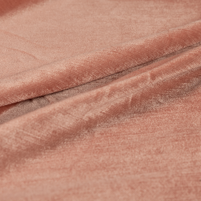 Liberty Textured Plain Shimmer Velvet Pink Upholstery Fabric CTR-2379