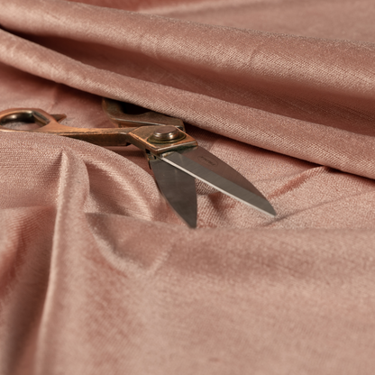 Liberty Textured Plain Shimmer Velvet Pink Upholstery Fabric CTR-2379 - Made To Measure Curtains