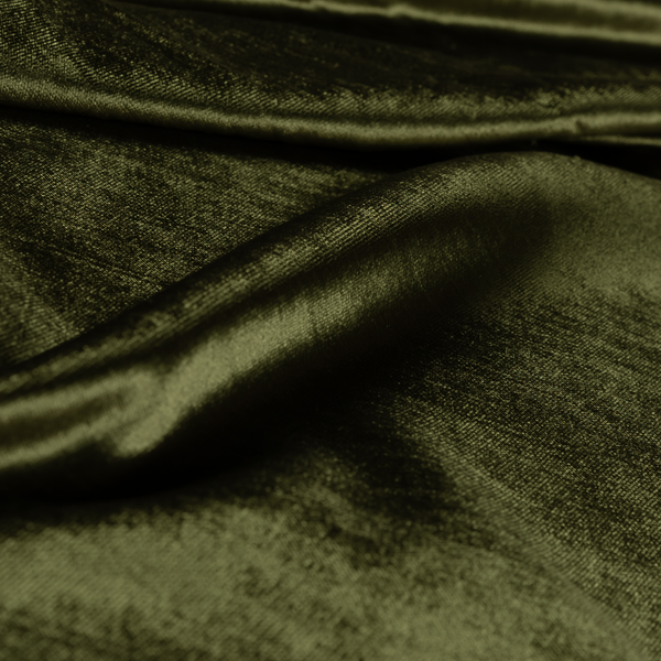 Liberty Textured Plain Shimmer Velvet Green Upholstery Fabric CTR-2380 - Roman Blinds