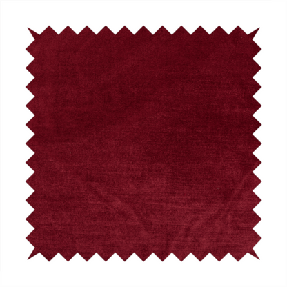 Liberty Textured Plain Shimmer Velvet Red Upholstery Fabric CTR-2385 - Made To Measure Curtains