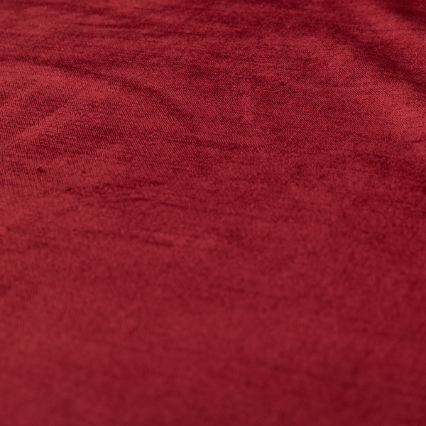 Liberty Textured Plain Shimmer Velvet Red Upholstery Fabric CTR-2385 - Made To Measure Curtains