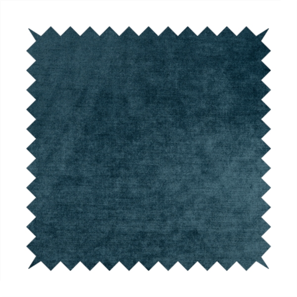 Liberty Textured Plain Shimmer Velvet Blue Upholstery Fabric CTR-2386 - Made To Measure Curtains