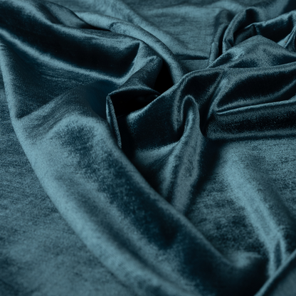 Liberty Textured Plain Shimmer Velvet Blue Upholstery Fabric CTR-2386 - Handmade Cushions